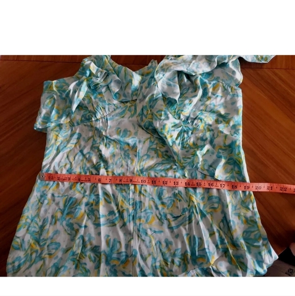 Corey Lynn Calter Silky Ruffle Wide-Leg Jumpsuit by Anthropologie - Picture 5 of 7